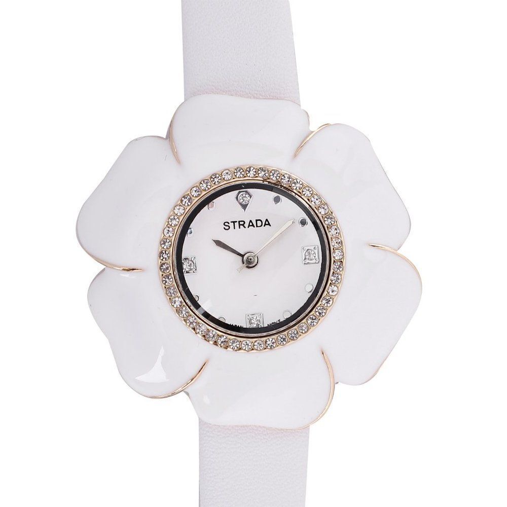 Strada Watch Mallow Flower White - Picture 5 of 6